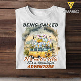 Personalized Being Called Grandma It's Not A Title It's A Beautiful Adventure Elephants & Kid Names T-shirt Printed MTHN23168