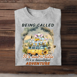 Personalized Being Called Grandma It's Not A Title It's A Beautiful Adventure Elephants & Kid Names T-shirt Printed MTHN23168