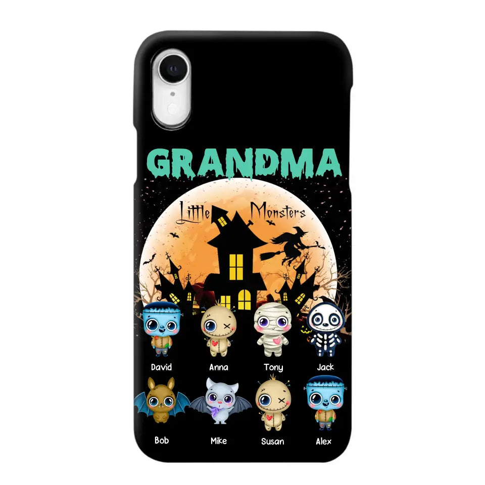 Personalized Grandma Little Monsters Halloween & Kid Names Phonecase HTHKVH23181