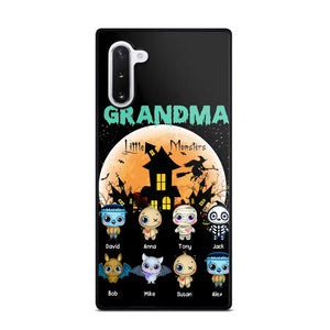 Personalized Grandma Little Monsters Halloween & Kid Names Phonecase HTHKVH23181