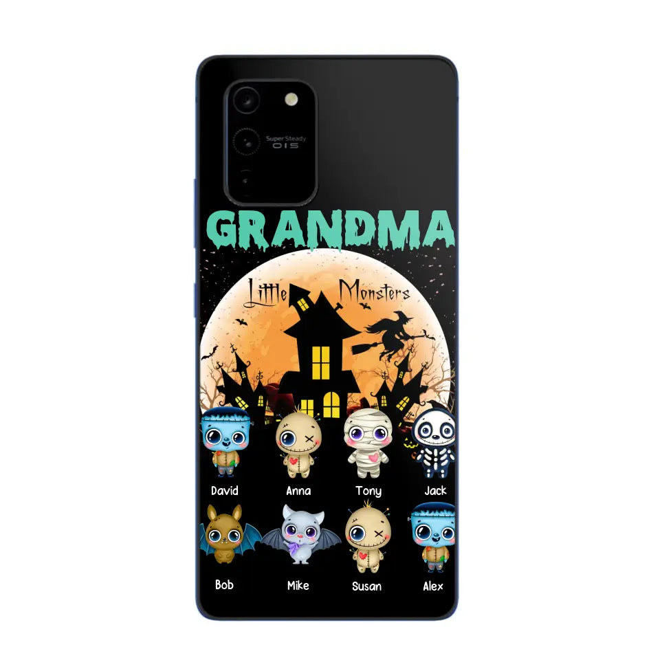 Personalized Grandma Little Monsters Halloween & Kid Names Phonecase HTHKVH23181