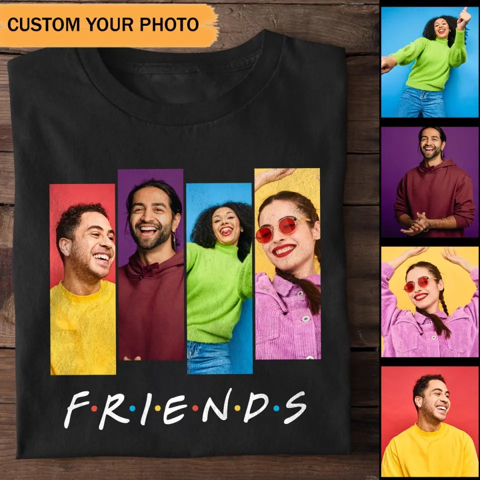 Personalized Upload Your Friends Photo Custom Name T-shirt Printed MTHHN23210