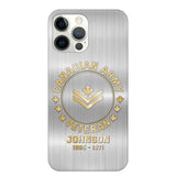 Personalized Canadian Armed Force Phone Case Printed QTPD256