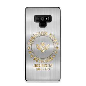 Personalized Canadian Armed Force Phone Case Printed QTPD256