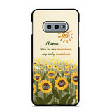 Personalized Your're My Sunshine My Only Sunshine Sunflowers with Kid Names Phonecase Printed HTHHN23258