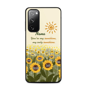 Personalized Your're My Sunshine My Only Sunshine Sunflowers with Kid Names Phonecase Printed HTHHN23258