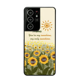 Personalized Your're My Sunshine My Only Sunshine Sunflowers with Kid Names Phonecase Printed HTHHN23258