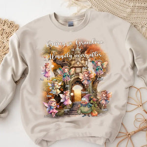 Personalized Being A Grandma Is My Happily Ever After Sweater Printed MTHN23268