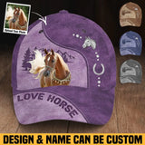 Personalized Upload Your Horse Photo Horse Lovers Gift Cap Printed HN23262