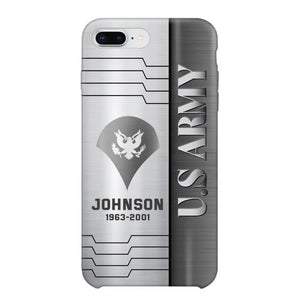 Personalized US Military Phone Case Printed QTPN382