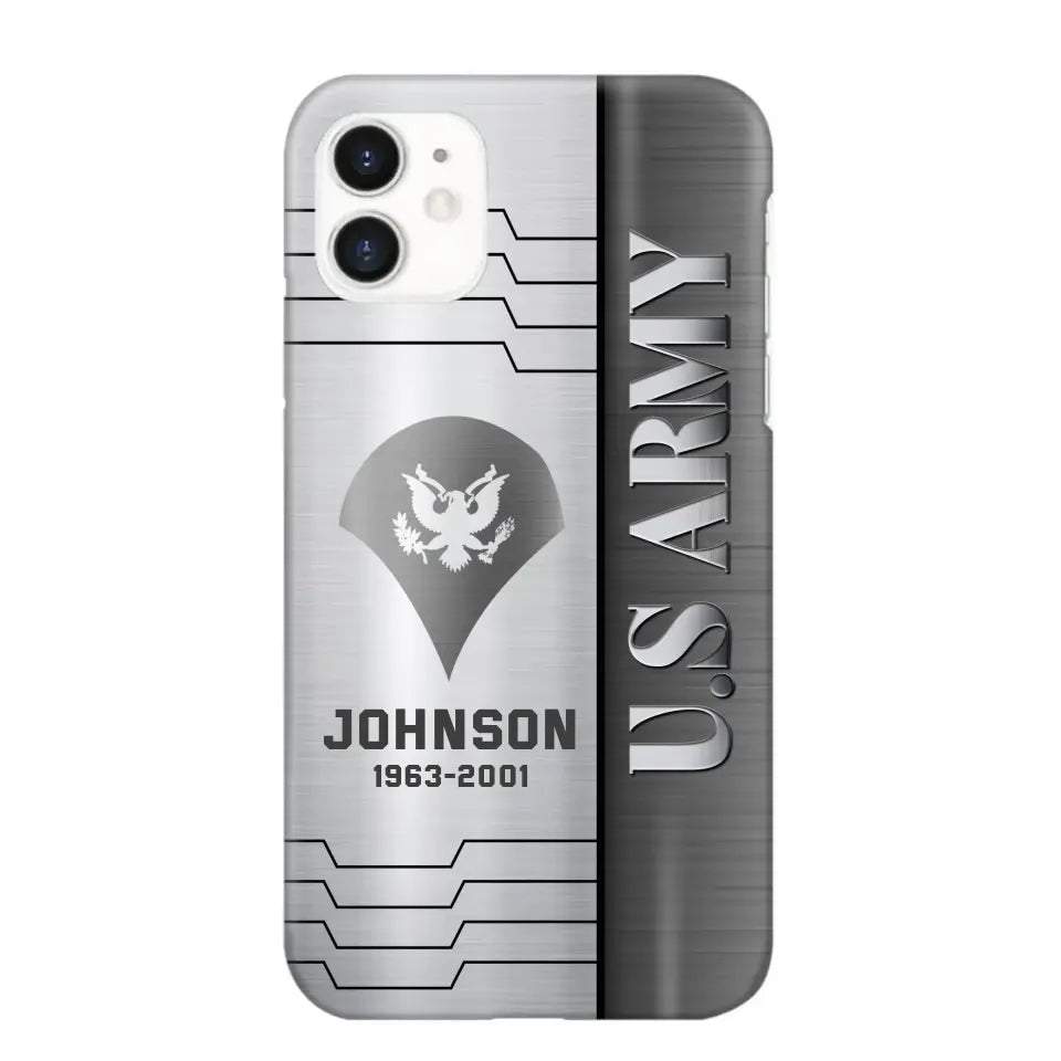 Personalized US Military Phone Case Printed QTPN382