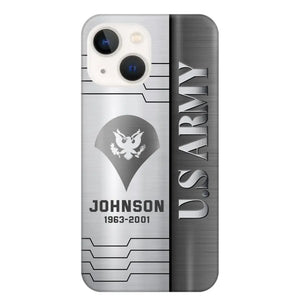 Personalized US Military Phone Case Printed QTPN382