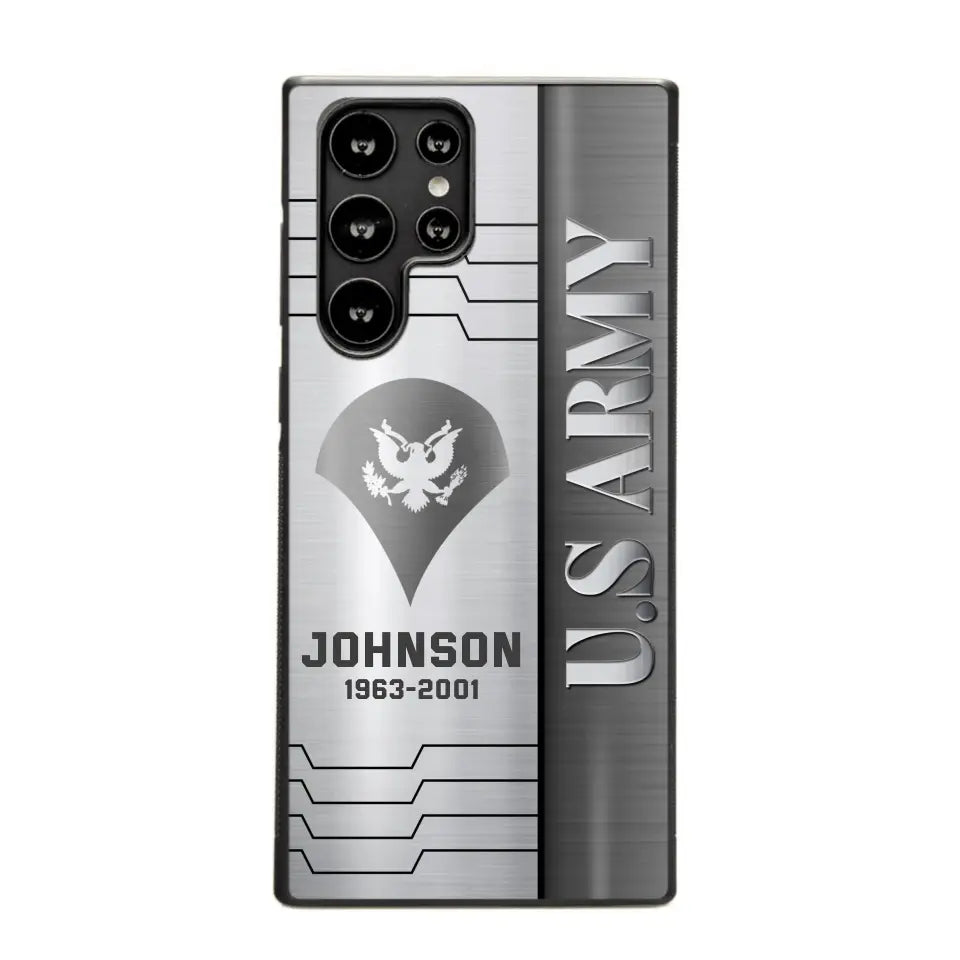 Personalized US Military Phone Case Printed QTPN382