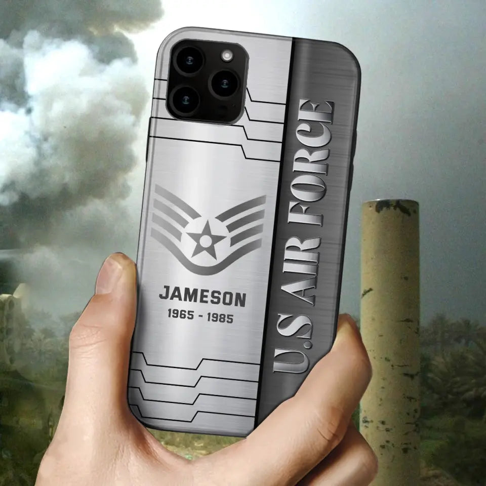 Personalized US Military Phone Case Printed QTPN382