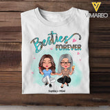 Personalized Besties Forever with Names Tshirt PTN23379