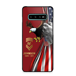 Personalized US Military Veteran Retired Phone Case Printed QTKH431