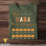 Personalized This Nana Loves Her Little Pumpkins  T-shirt Printed HTHKVH23421