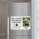 Personalized Upload Your Dog Photo Best Friends Are Never Forgotten In Loving Memory Fridge Decal Printed KVH23447