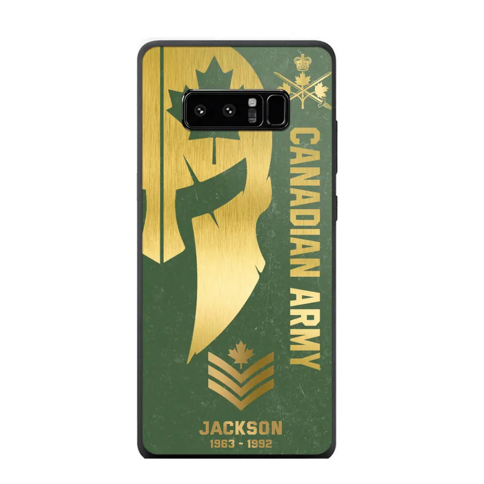 Personalized Canadian Armed Force Phone Case Printed QTKH458