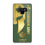 Personalized Canadian Armed Force Phone Case Printed QTKH458