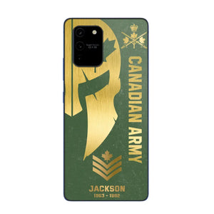 Personalized Canadian Armed Force Phone Case Printed QTKH458