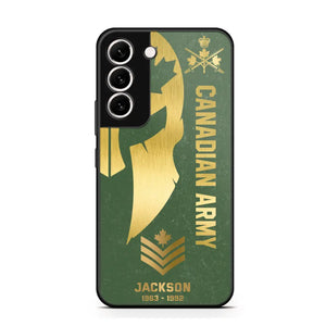 Personalized Canadian Armed Force Phone Case Printed QTKH458