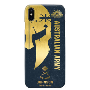 Personalized Australian Armed Force Phone Case Printed QTKH475