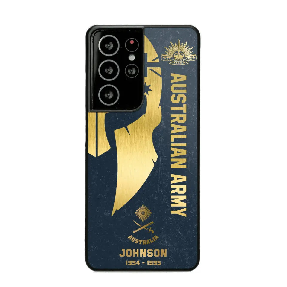 Personalized Australian Armed Force Phone Case Printed QTKH475