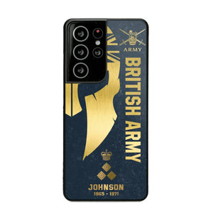 Personalized British Armed Force Veteran Phone Case Printed QTKH475