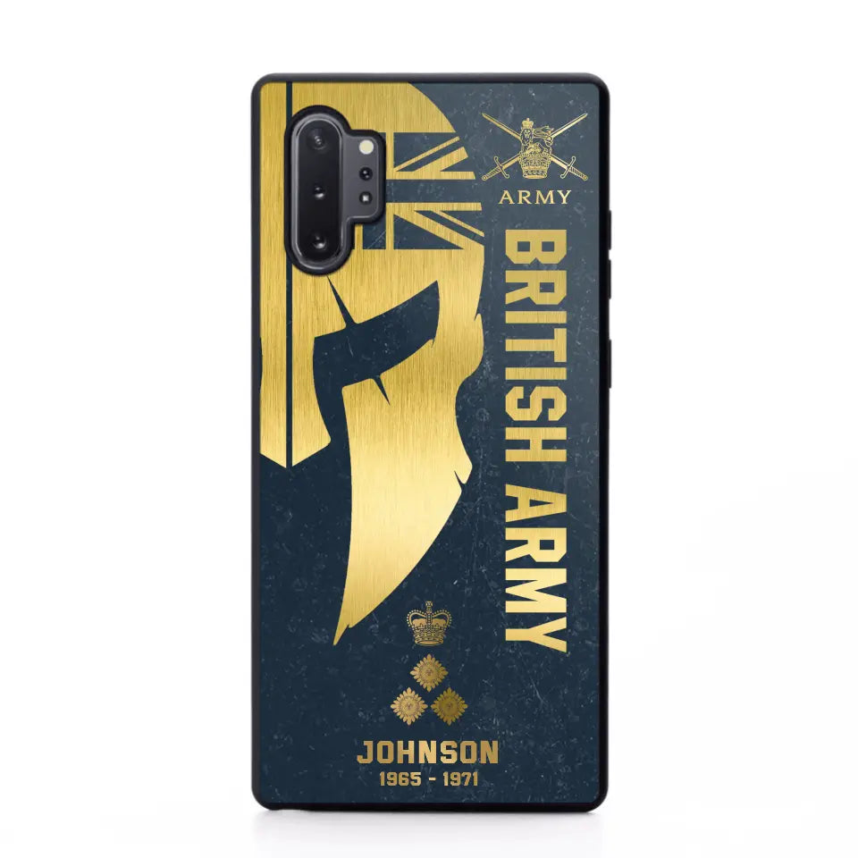 Personalized British Armed Force Veteran Phone Case Printed QTKH475