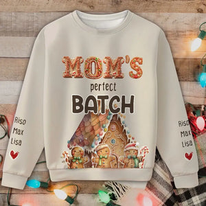 Personalized Mom's Perfect Batch Custom Kid Names Sweater Printed MTHN23571