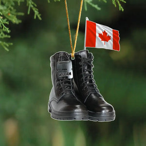 Personalized Canadian VET Boots Custom Name Acrylic Ornament Printed KVH23622