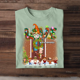 Personalized Love Grandmalife Kid Names Chirstmas Tree T-shirt Printed LMTHN23669