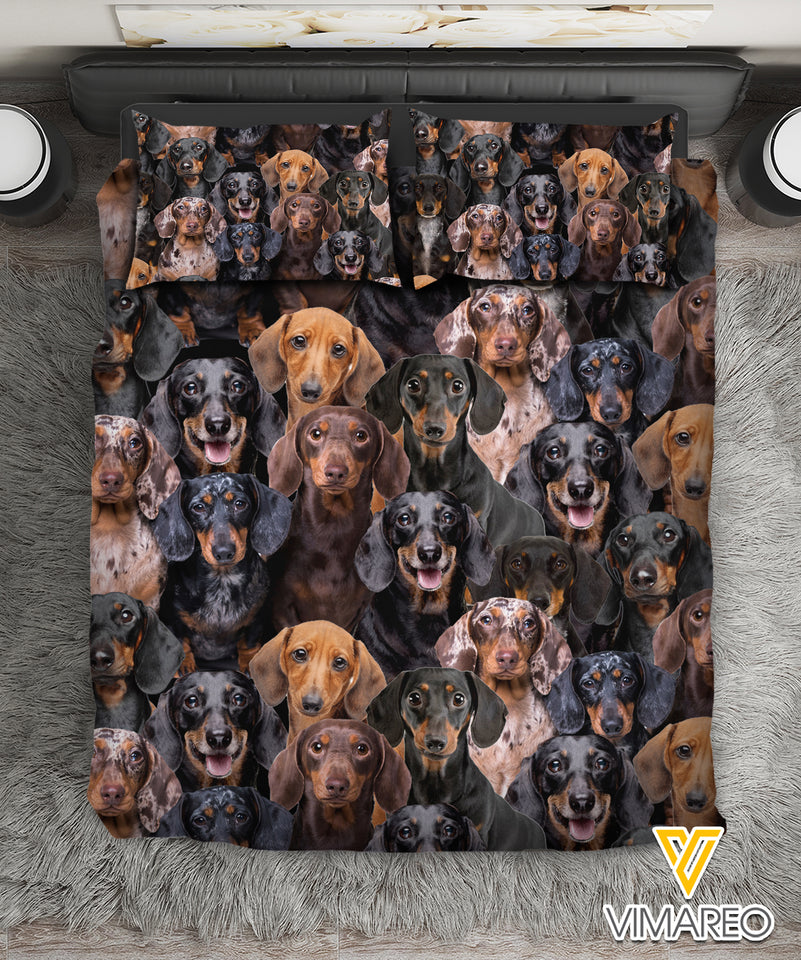 Dachshund Dog Bedding Set OCT-MA06