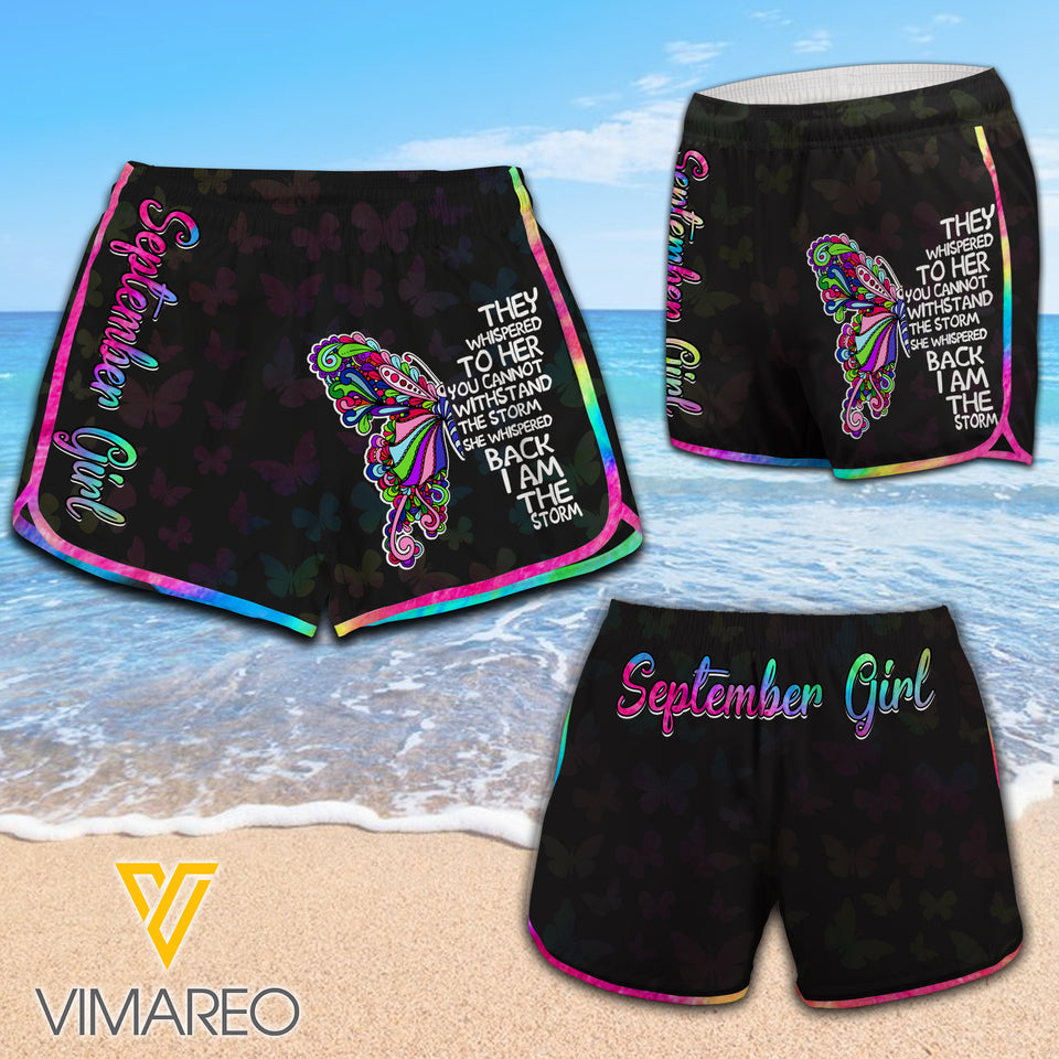 September Girl Women Beach Short Printed JUE-MA23