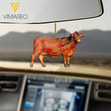 BEEF MASTER CATTLE CAR HANGING ORNAMENT