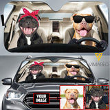 Personalized your image dog 3D SunShade