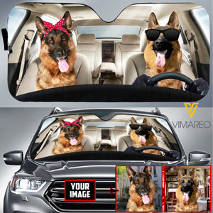 Personalized your image dog 3D SunShade