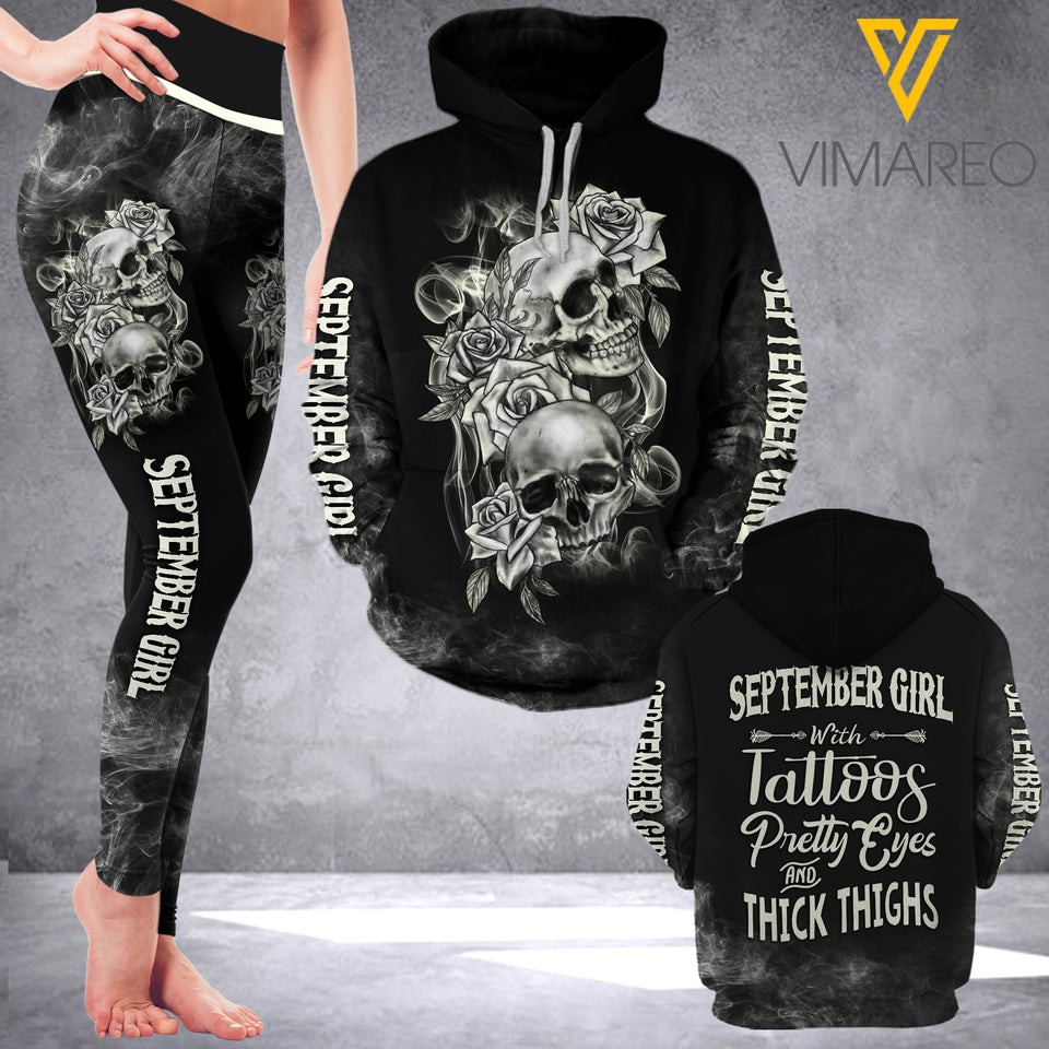 VMVH September girl combo hoodie+legging 3d all print 0903 TMA