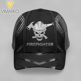 PERSONALIZED FIREFIGHTER PEAKED CAP 3D LC