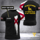 Customized Alabama Hunter 3D Printed Combat Shirt EZMQ0207