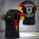 Customized German Soldier 3D Printed Combat Shirt EZMQ1307