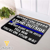 Texas Police Doormat APR-MD01