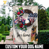 INDEPENDENCE DAY Personalized German Shepherd Dog Flag MAY-MD05