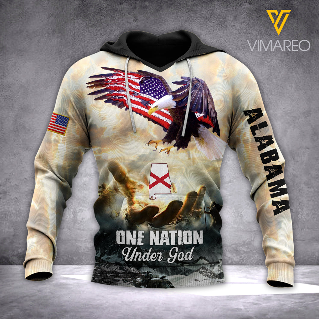 VH Alabama GOD hoodie 3d all print 2602 TMA