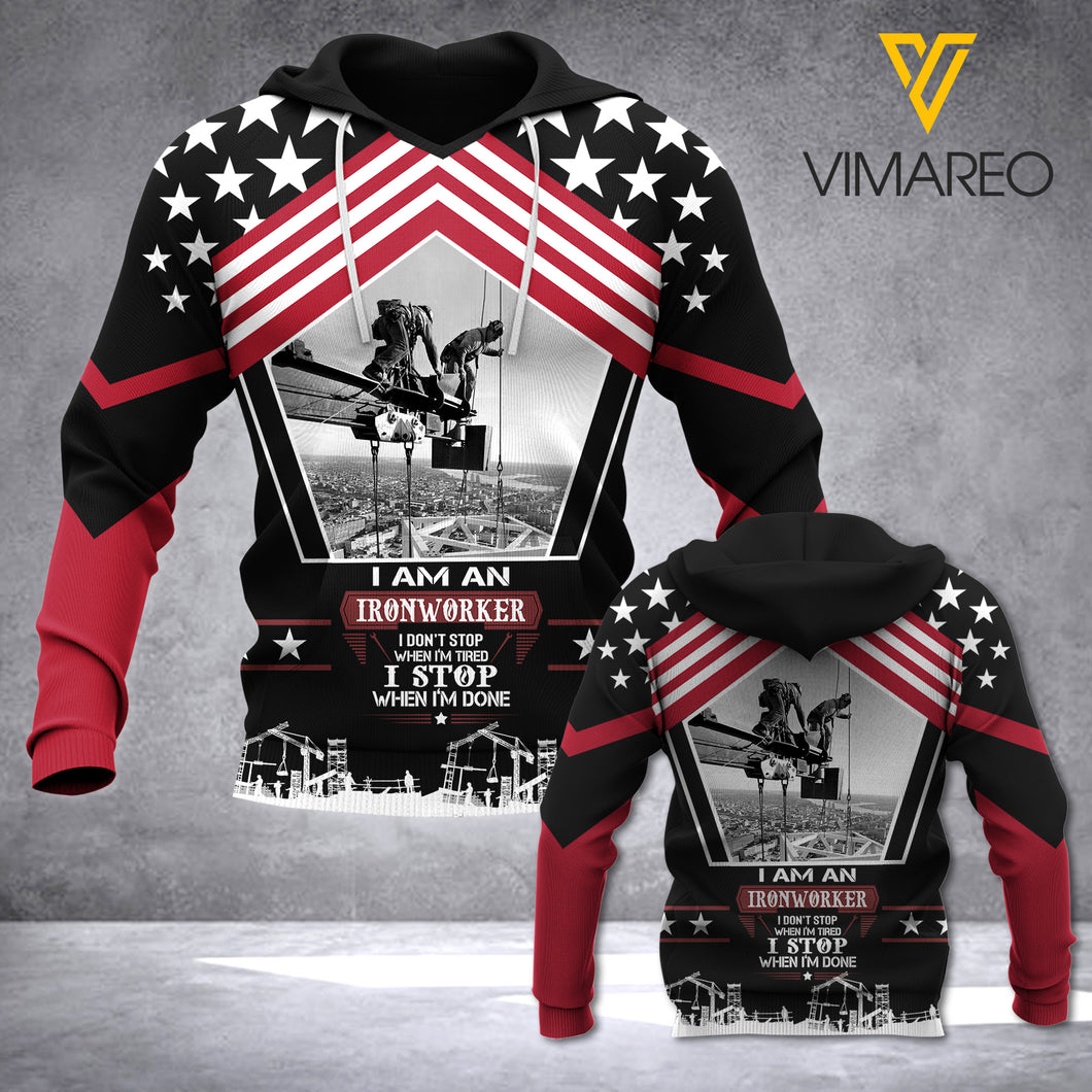 VH Ironworker hoodie 3d all print 1702 TMA