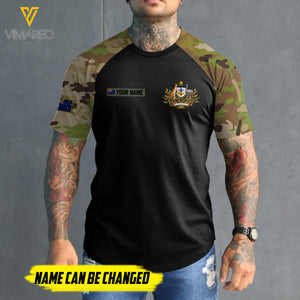 Customized AUSTRALIA 3D PRINTED SHIRT 1607MQ