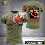 PHN PERSONALIZED CANADIAN ARMY HOODIE 3D PRINTED APR-LN07
