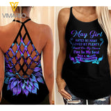 May Girl hate money Criss-Cross Open Back Camisole Tank Top 3 style ZT1403