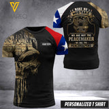 Son Of Texas 3D Printed Combat Shirt EZHQ160621